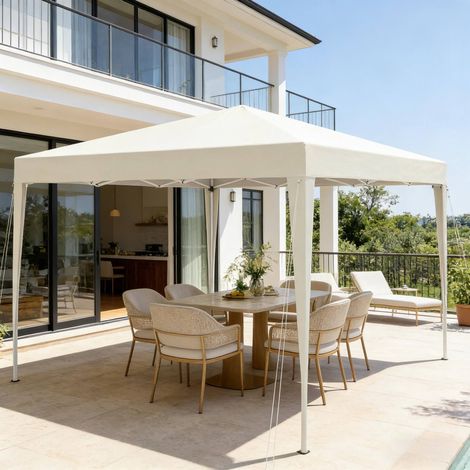 Gazebo pieghevole 3x3 m regolabile Oxford OKMYHOME (1/5)