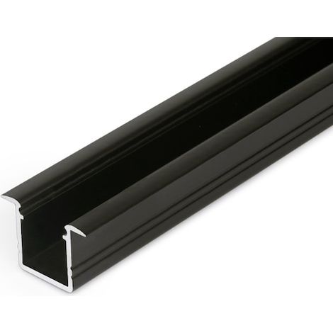 Profilé LED encastré SMART IN 10, noir, longueur 2 m (1/5)