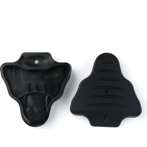 Cales de pédales de vélo antidérapantes, 1 paire de cales antidérapantes en caoutchouc, adaptées aux cales de vélo, adaptées aux pédales fixes. (1/5)