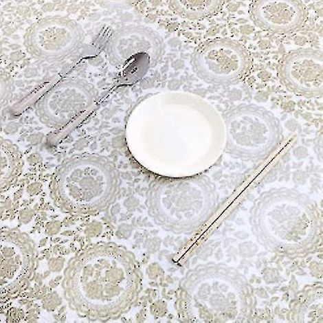 Set de table transparent lavable, résistant à la chaleur et antidérapant (8 pièces) (1/4)