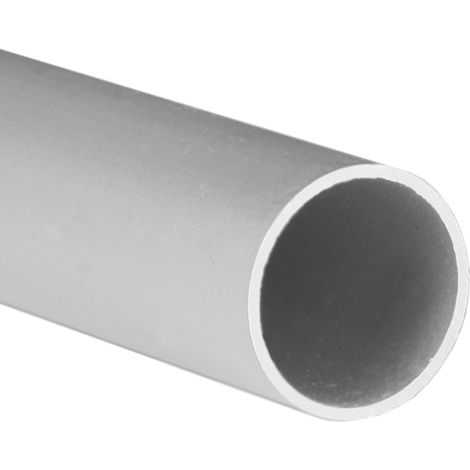 Perfil Tubo Redondo Fabricado en Aluminio Acabado en Anodizado Mate Medidas 24241000 mm Longitud del Perfil 1 Metro Espesor 1 mm 1 Unidad