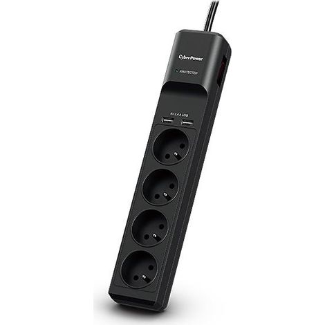 Cyberpower tracer iii p0420sud0-fr Überspannungsschutz 4 AC-Steckdose(n) 200 - 250 v 1,8 m schwarz