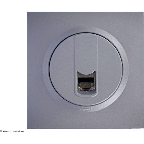 Prise RJ45 Catégorie 6 FTP Dooxie complet Alu Griffes: Sans griffes