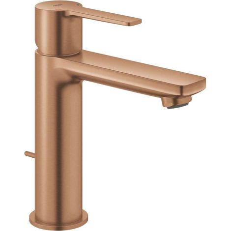 Grohe Lineare New - Waschtischarmatur mit Ablaufgarnitur, Warm Sunset gebürstet 32114DL1 (1/4)
