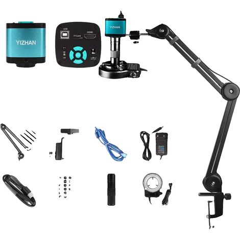 Microscopio digitale, risoluzione 48 MP, connettività HDMI e USB, ingrandimento 150x 4K 48 MP (1/2)