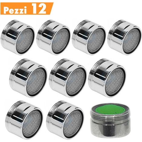 Kit 12 Pieces Filter Rubricator Male 24 Mm