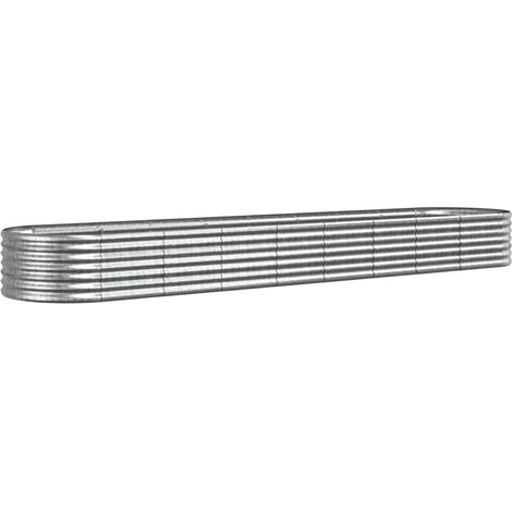 Maison Exclusive - Letto Giardino Acciaio Zincato 368x80x36cm Argento