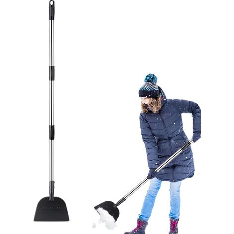 Eiskratzer mit langem Griff Flacher Schaber für Garten