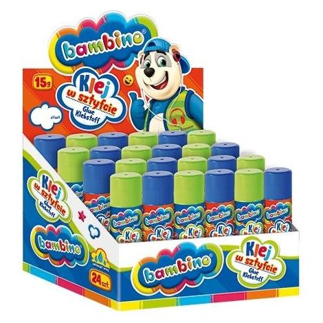 Barras de pegamento 15g (24 unidades) ni帽o