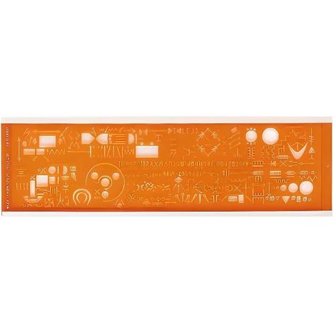 Minerva N°13A herramienta de medición ergonómica naranja