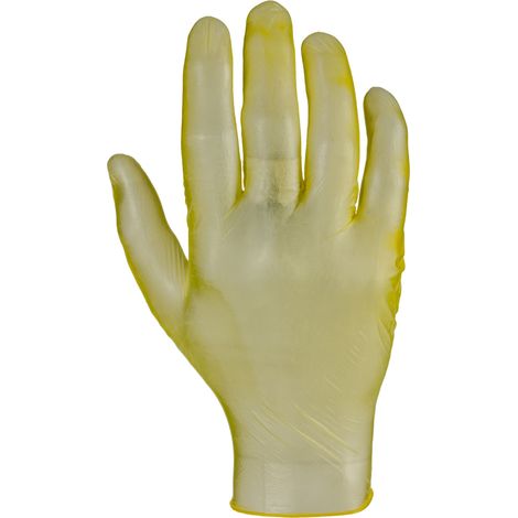 Gants jetables Vinyle RS PRO Poudré, taille M x 100 gants ( Prix pour Boîte de 100 )