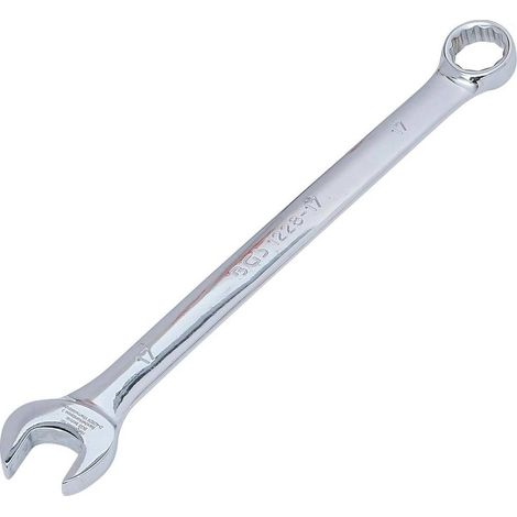 Clé Mixte Extra Longue 17 mm - Acier Résistant - Précision et Confort d Utilisation, Zones Difficiles - D-Work (1/5)