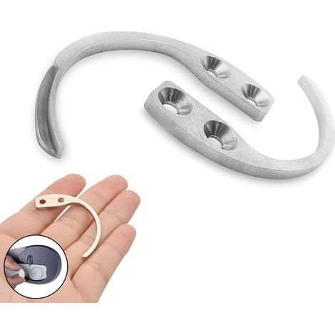Detacheur Antivol, Detacheur cle Securite, 2 Pièces Antivol Crochet Détacheur, Clé de Verrouillage de Sécurité pour Séparateur EAS Vêtements Chaussures Épinglettes Étiquettes Dures (1/5)