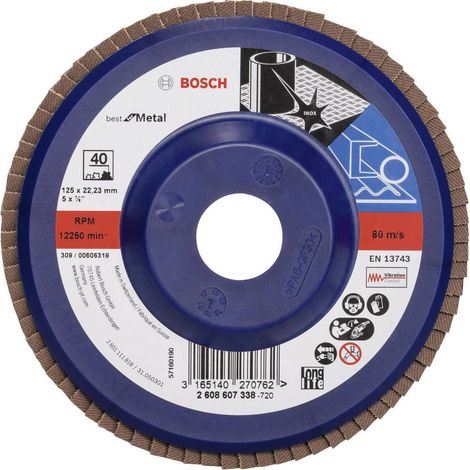 Bosch PRO X571  disco lamellare 115  mm G40  - 2608607338 (1/5)