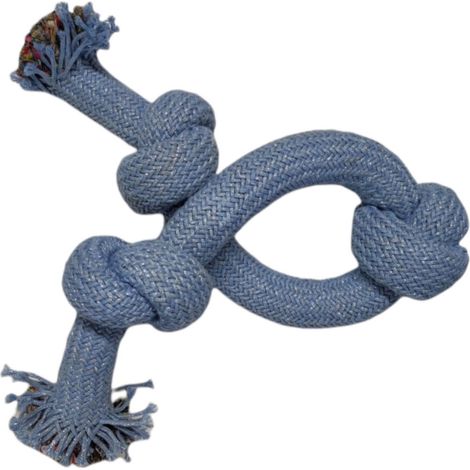 Corde COSMIC 3 nœuds, taille ø 3 cm x 50 cm, jouet pour chien. - animallparadise (1/5)
