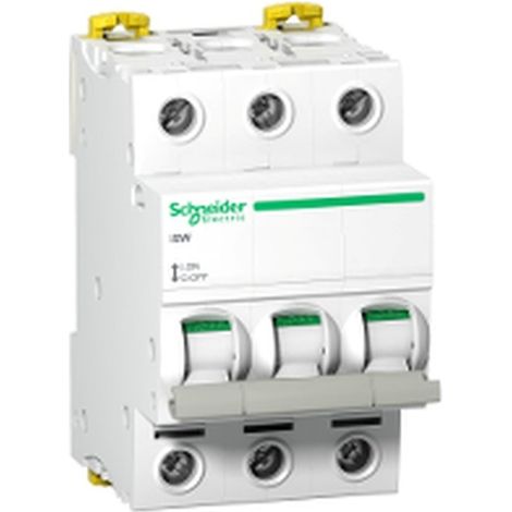 Interruptor seccionador ISW 63A 3P con capacidad de cortocircuito de 4,2 kA