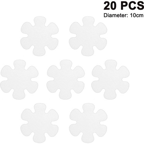 Autocollants antidérapants motif flocons et fleurs, imperméables pour baignoire enfants (1/4)