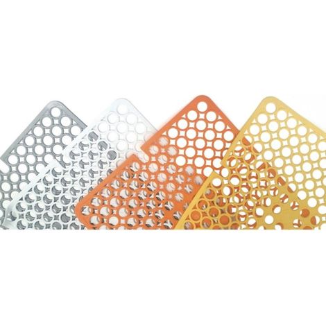 Set 3 Pezzi Tappeti per Lavello Classic Argento Bama