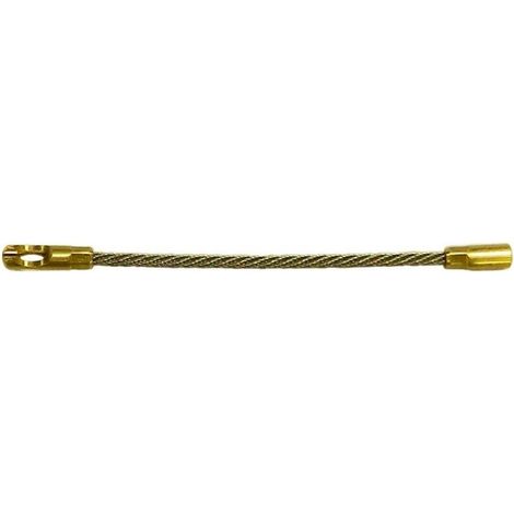 Testa flessibile in acciaio inox, per sonde tiracavi Ø3/4/5mm, filettatura M4 - Velamp ASM02