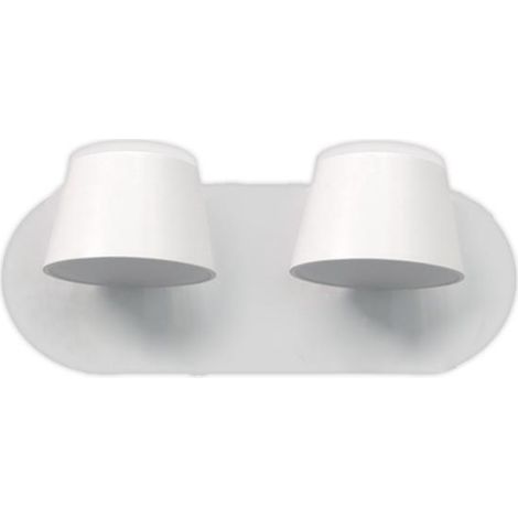 MALIA LAMPADA DA PARETE A LED DOPPIO 24W 4200K BIANCO