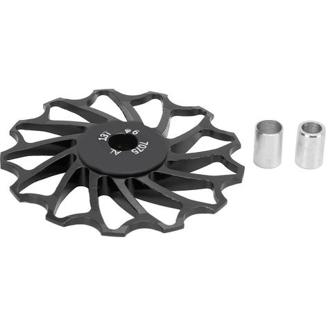 Dérailleur arrière vélo VTT poulie métal céramique 13T galet guide tendeur noir (1/5)
