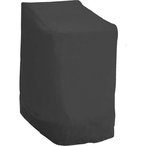 Funda protectora para sillas de jardín apilables, para jardín y balcón, Oxford 210D impermeable, resistente al agua, protección UV, 65 x 65 x 120 cm (210D) (1/4)