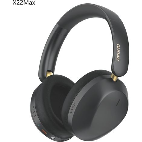 X22 Max Bluetooth-ANC-Kopfhörer (kabellos, On-Ear) – Schwarz (1/5)