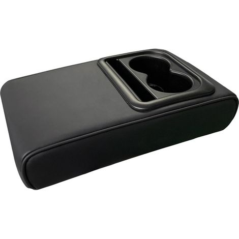 Housse d'accoudoir de voiture – Coussin d'accoudoir de console de véhicule en cuir Console centrale de voiture avec porte-gobelet, fente pour carte et compartiment de rangement, accoudoir de voiture (1/5)