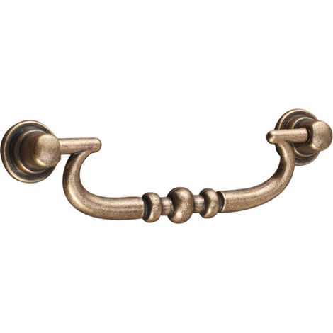 Poignée tombante - Hauteur : 111 mm - Entraxe : 91 mm - Décor : Bronze - Largeur : 33 mm (1/5)