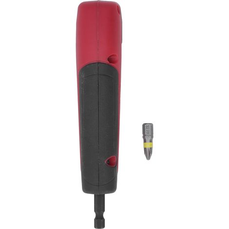 1/4-Zoll-Winkelbohrmaschine, Sechskantadapter mit ergonomischem Griff, Schraubendreherbit für Schraubarbeiten an beengten Stellen (1/5)