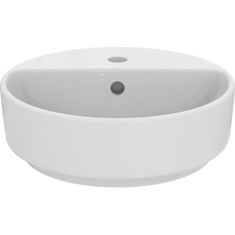 Ideal Standard I.Life O Vessel Sit-On Countertop Basin 400mm Wide - White (1/5)