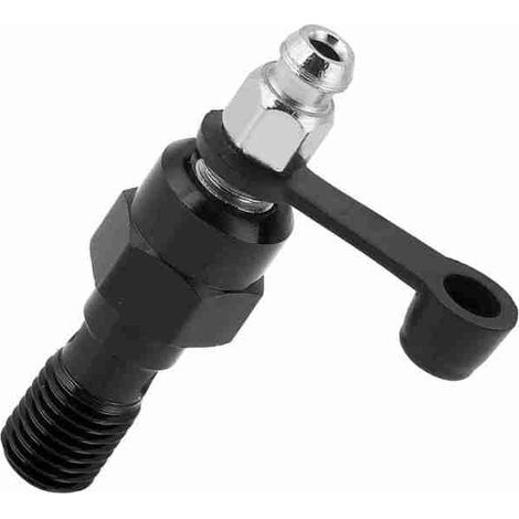 Vis de purge d'étrier de frein maître-cylindre de moto M10x1,0 mm, bouchon anti-poussière noir (1/5)