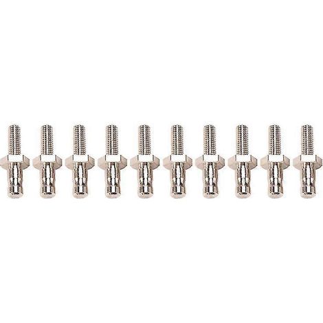 10pcs Ground Terminal Metal Ground Pole Monitor Ground Pole Equipotential Line Ground Pole H10x28.8 (1/5)