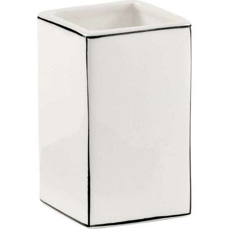 Sapho Accesorios de baño Gedy - Vaso Lucrezia, blanco LC98 (1/5)