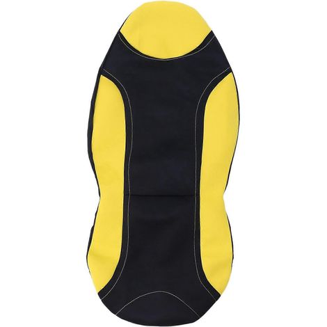 Housse de siège baquet universelle pour voiture, jaune (1/5)