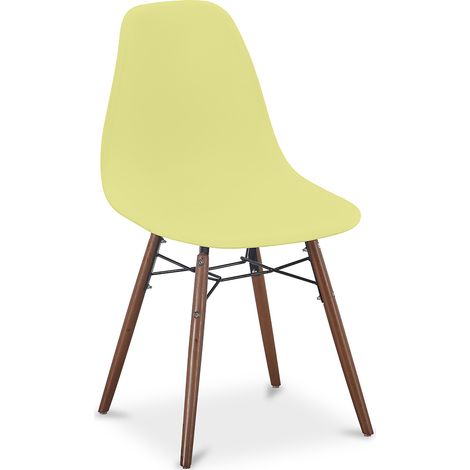 Sedie da Pranzo - Design Scandinavo - Gambe in Legno Scuro - Skögur