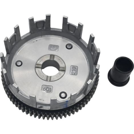 Convient aux pièces de moteur du tricycle moto Loncin Thunder TT210, couvercle de tambour central d'embrayage, carter d'embrayage, matériau résistant à l'usure. (1/2)