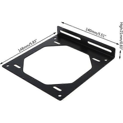 Support de ventilateur 240, support de montage pour radiateur, refroidisseur d'eau pour ventilateur de 12/14 cm (1/5)