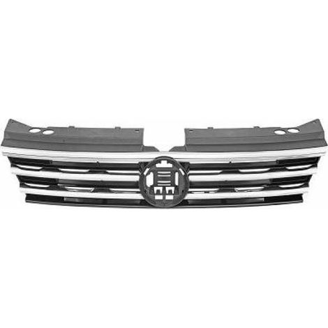 Grille de calandre avant noire et chromée Volkswagen Tiguan 2 phase 1 2016-2020