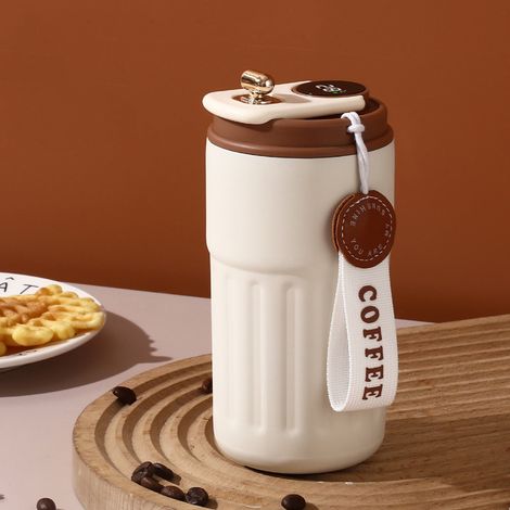 Tasse Isolée Double Paroi - 450 ml - Acier Inoxydable 304 - Tasse à Vin Rouge Café Bière - Usage Intérieur Extérieur Voiture - 1 Pièce (1/5)