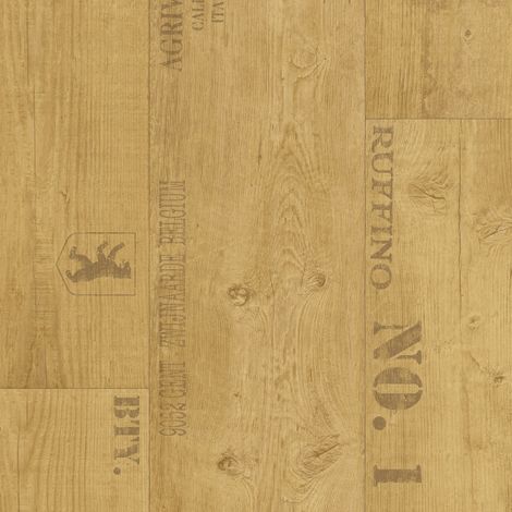 Sol Vinyle First - aspect parquet chêne miel - Rouleau de 3m x 2m