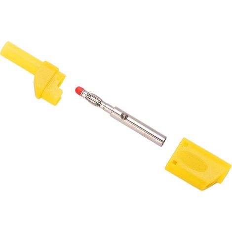 10pcs, 22.160 4mm Fiche Banane Connecteur de Sécurité Isolé avec Boîtier pour Test Électroniq (1/5)