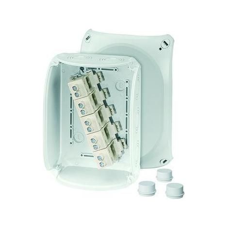 Hensel Klemmenkasten 16qmm 5f Kst 210x155x92mm AP 10einf IP66 halogenfrei DK1616G (1/5)