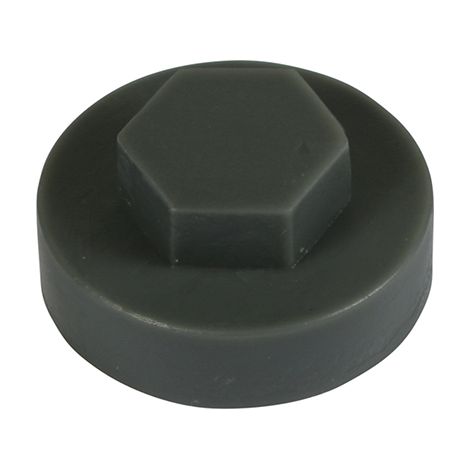 TIMCO Hex Head Cover Caps Slate Grey - 16mm