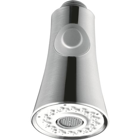 Robinet de cuisine et de salle de bain avec douchette extractible, jet d'eau, buse de rechange, arroseur (1/5)