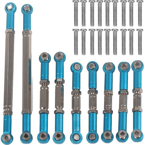 Ensemble de tiges de direction métalliques pour amélioration des camions RC FY-01 à FY-07 (1/5)