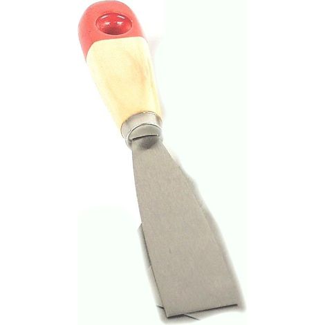 Coltello per stucco bruder-mannesmann putty knife manico legno lama conica