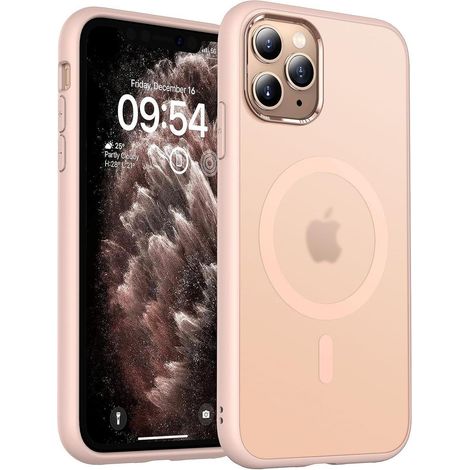 MagSafe Hülle für iPhone 11 Pro Max, stoßfest, matt, transluzent, Wüstensand (1/5)