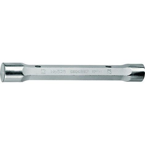 Llave de tubo doble 626 SW 14x15mm L.145mm taladro macizo D.11.5 / 13.0mm GEDORE