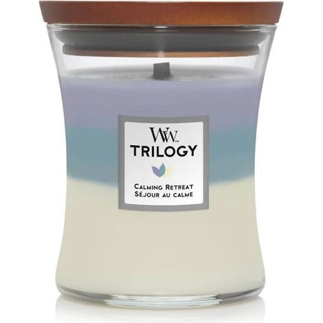 WoodWick 92965 vela Otro Eucalipto, Lavanda Azul, Púrpura, Blanco 1 pieza(s)